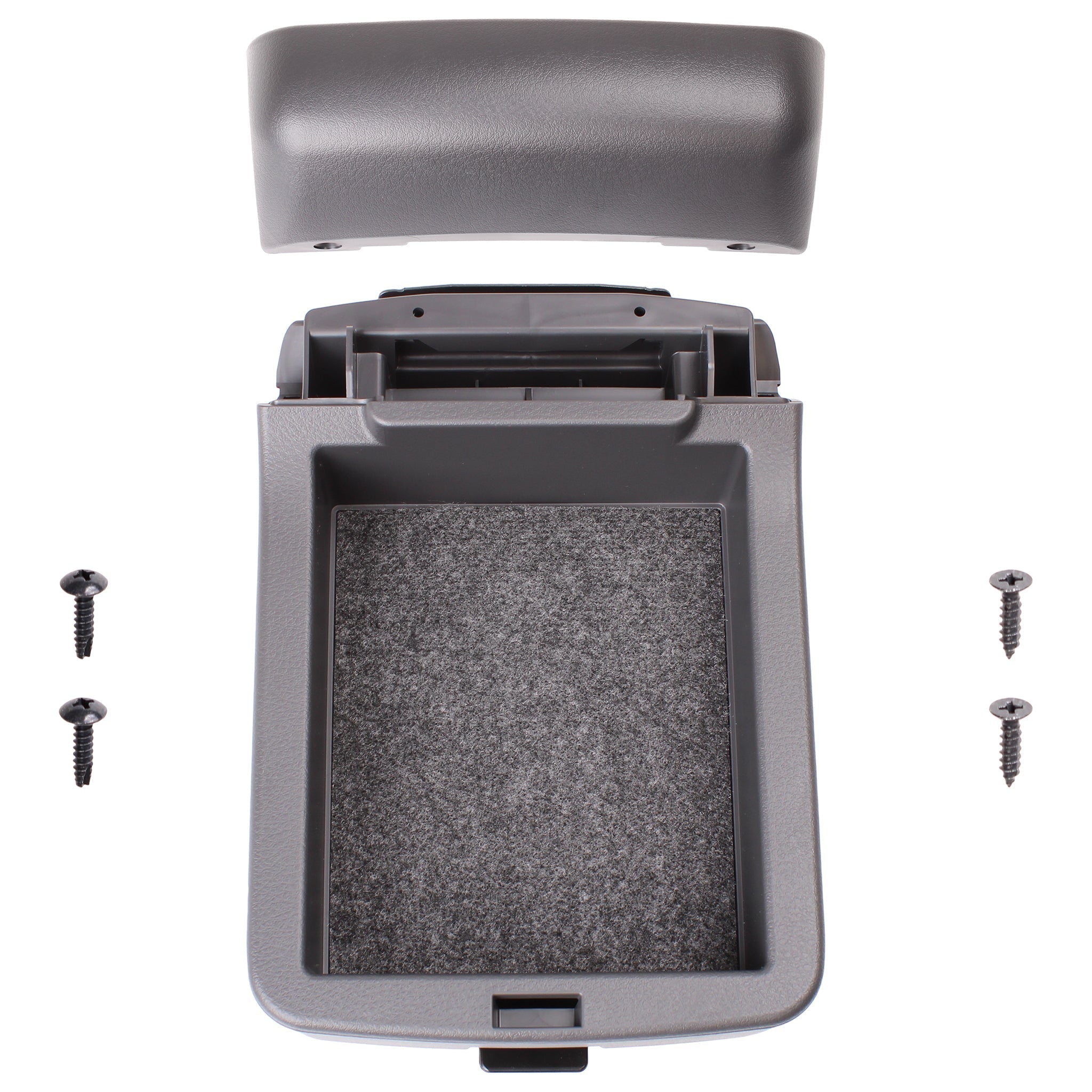 Subaru JDM Dual Console Arm Rest Extension Charcoal Gray WRX 15-26 / STI 15-21 | J2017FG000MG