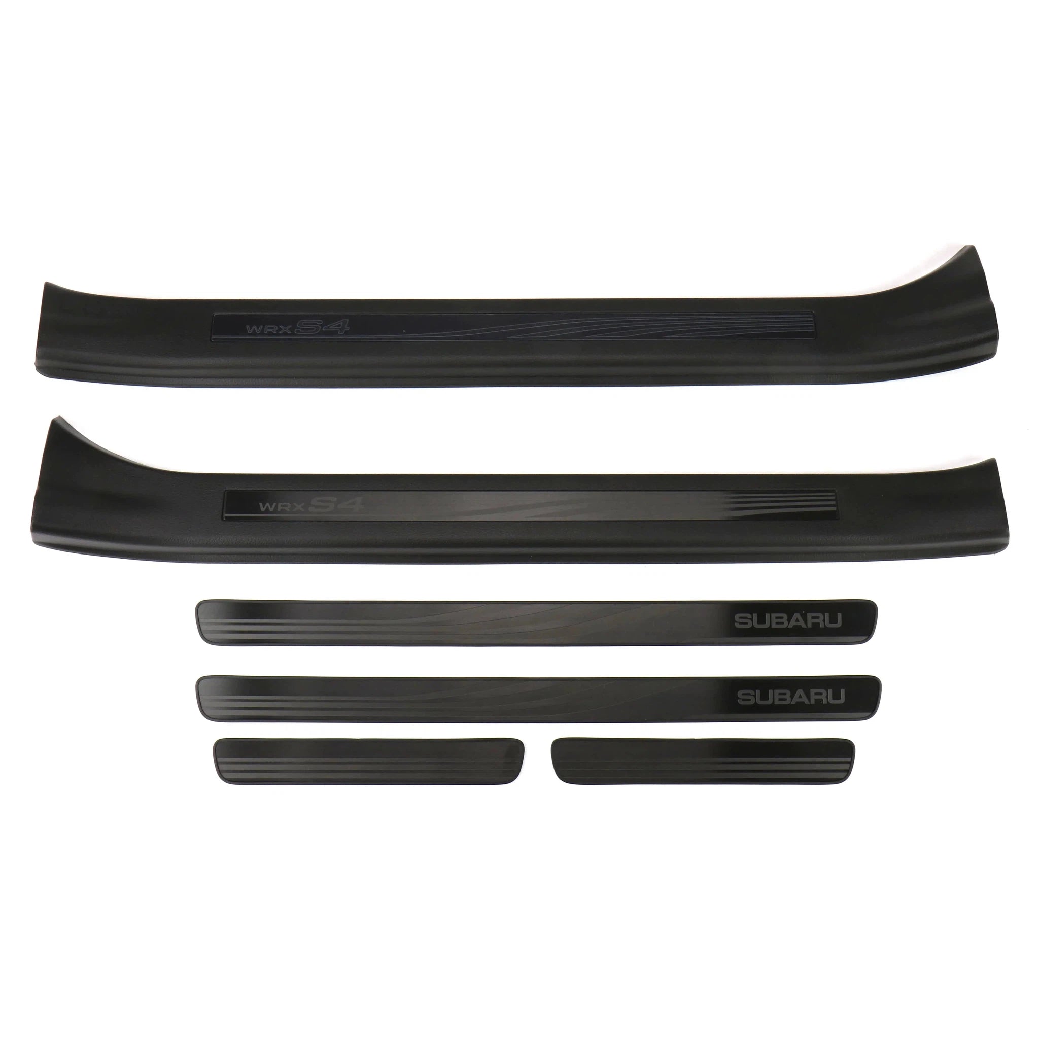 Subaru JDM S4 WRX Black Etched Doors Sills Set STI / WRX 2015-2021 | E1017VA700