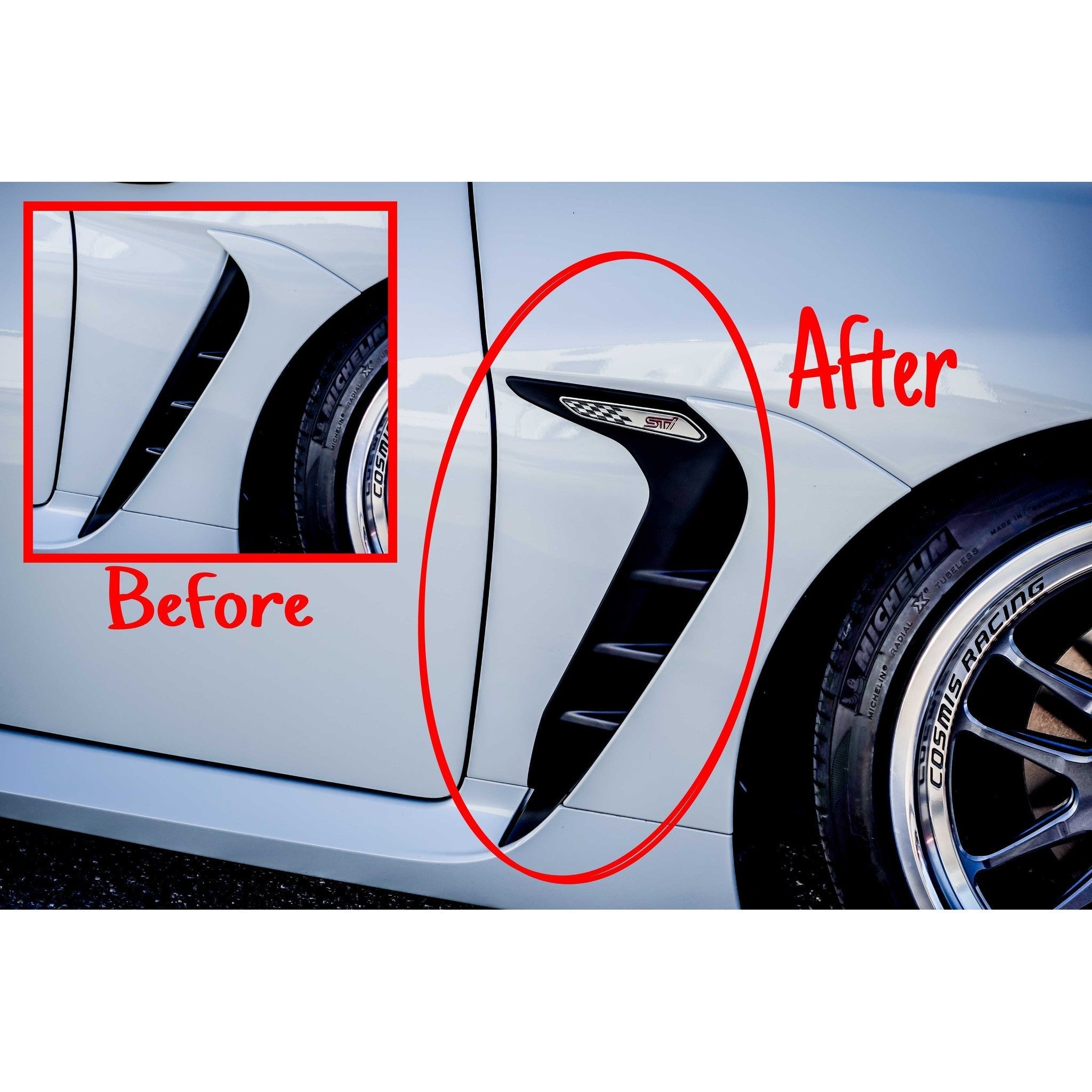 Subaru JDM STI Front Fender Vents Subaru BRZ 2022-2026 | ST91112ZM000