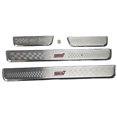 Subaru JDM STI Illuminated Checkered Style Door Sill Plates WRX 2015-2026 | E1017VC210