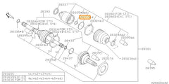 Subaru OEM Axle Circlip (02-03 WRX) | 28033AC000