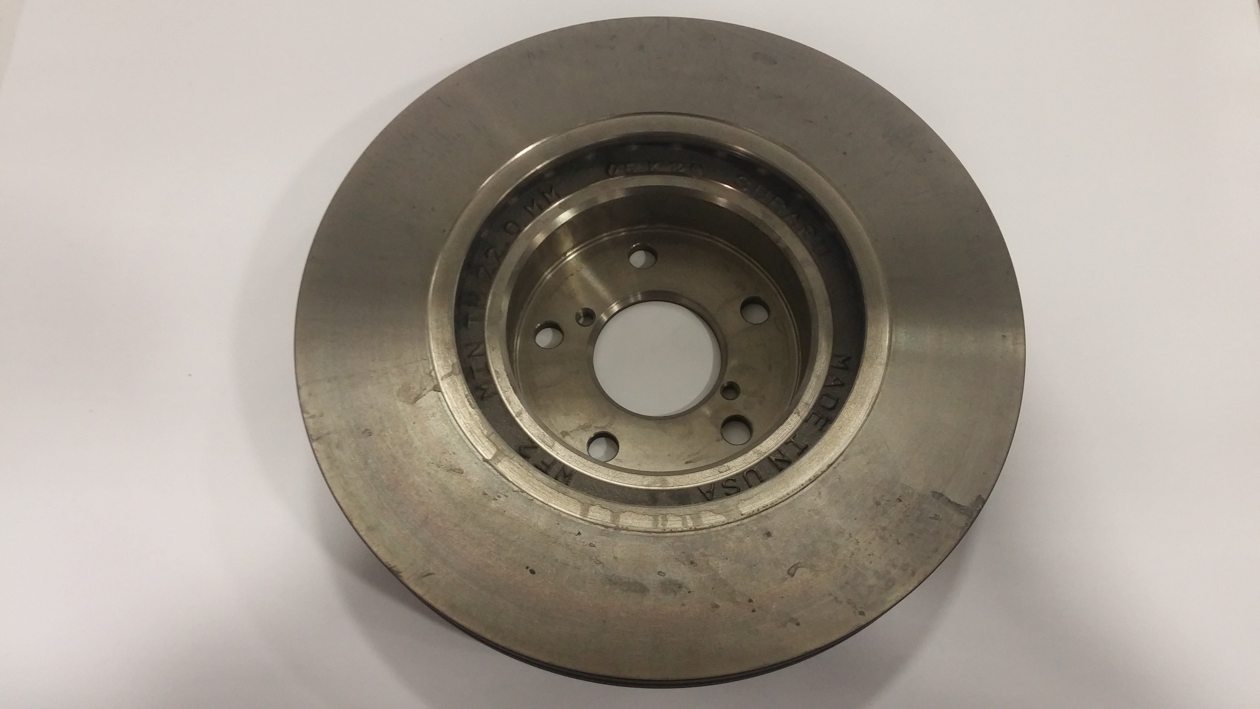 Subaru OEM Brake Rotor - Front (05-09 LGT) | 26300AG01A
