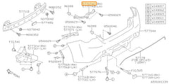 Subaru OEM Bumper Corner Bracket - Right Rear (13-20 BRZ) | 57707CA080