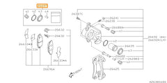 Subaru OEM Caliper Seal Kit | 26697FC000