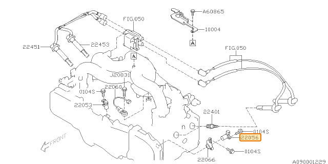 Subaru OEM Cam Position Sensor (02-05 WRX) | 22056AA063