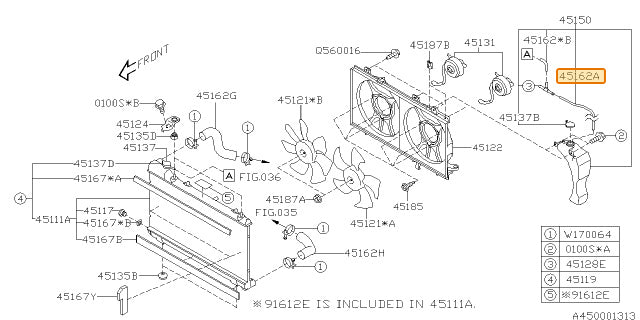Subaru OEM Coolant Overflow Hose (06-08 Forester XT) | 45162SA010