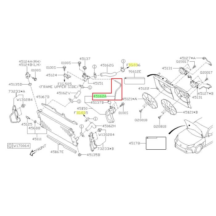 Subaru OEM Coolant Overflow Hose (45162A) 22+ BRZ | 45162CC000