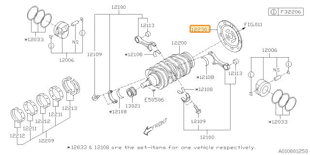 Subaru OEM Crank Position Sensor Plate (22+ WRX) | 12230AA120