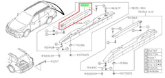 Subaru OEM Crossbar Assembly - Right Hand (20+ Outback) | 91156AN00A