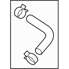 Subaru OEM Engine Coolant Hose Crosstrek Hybrid 2014-2016 | 21204AB320
