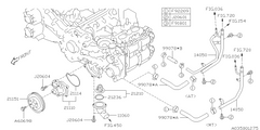 Subaru OEM Engine Coolant Overflow Hose BRZ 2013-2020 | 99078AB220
