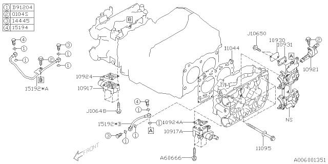 Subaru OEM Exhaust AVCS Solenoid Bolt - RH Passenger Side STI 2008-2021 | 808106480