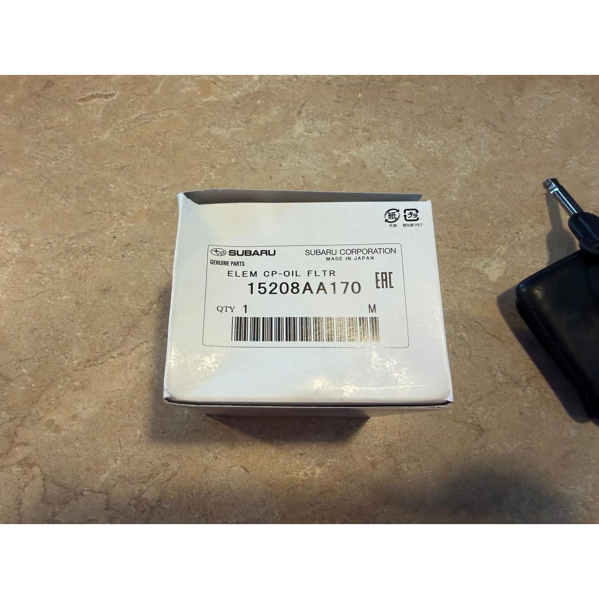 Subaru OEM FA20DIT Oil Filter WRX 2015-2026 / BRZ 2022-2026 | 15208AA170