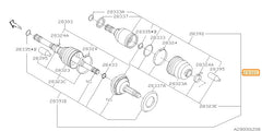 Subaru OEM Front Axle (06-07 WRX) | 28321FE240