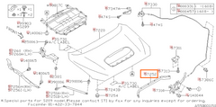 Subaru OEM Front Hood Seal Subaru WRX / STI 2015-2021 | 57252VA000
