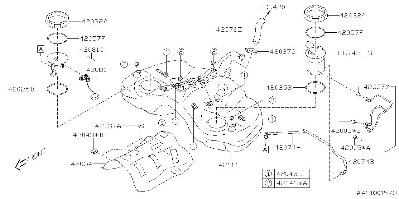 Subaru OEM Fuel Pump Assembly Gasket (Meter) Subaru BRZ 2013-2020 | 42025CA001