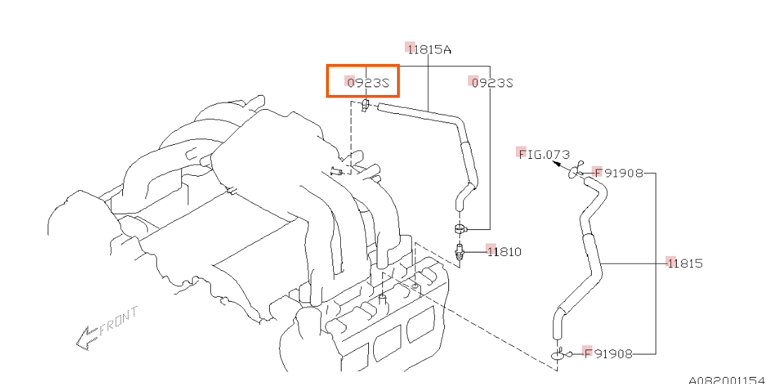 Subaru OEM Hose Clamp | 092313102