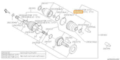 Subaru OEM Inner SFJ Unit Kit | 28392FE020