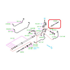 Subaru OEM Inner Tie Rod End WRX 11-21 / STI 08-21 | 34160XA000