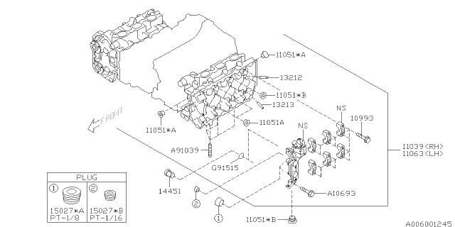 Subaru OEM Intake Valve Guide 02-14 WRX / 04-21 STI | 13212AA231
