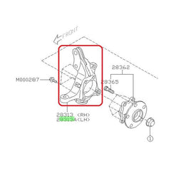 Subaru OEM Knuckle - Front Left 06-07 STI | 28313FE071
