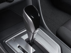 Subaru OEM Leather Shift Knob - Silver Accent Subaru Crosstrek 18-21 / Impreza 17-23 | 35160FL01B
