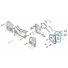 Subaru OEM Left Timing Cover Gasket WRX 02-14 / STI 04-21 | 13583AA290