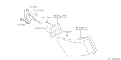 Subaru OEM Lens & Housing Gasket Right-hand Subaru WRX Sedan 08-14 / STI Sedan 12-14 | 84940FG010