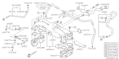 Subaru OEM Lower PCV Tree Hose | 99071AD140
