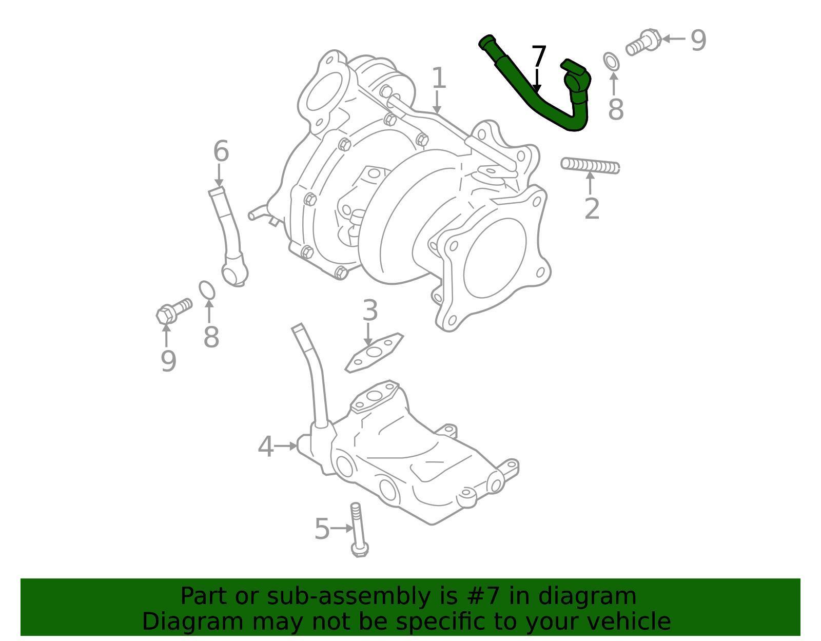 Subaru OEM Oil Inlet Line Subaru WRX 2015-2021 | 14430AA274
