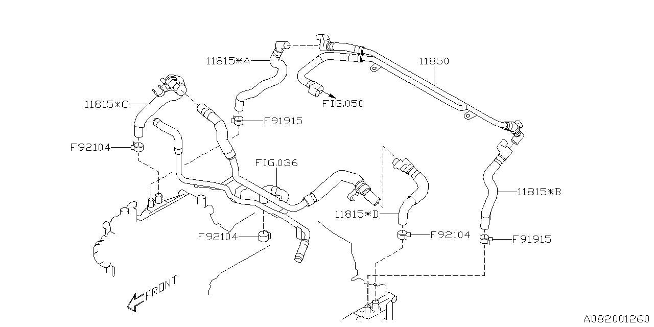 Subaru OEM PCV Assembly 17-21 STI | 11815AC800