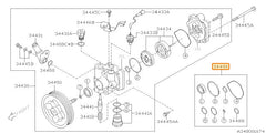 Subaru OEM Power Steering Pump Repair Kit (02-03 WRX) | 34490FE000