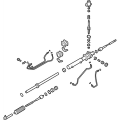Subaru OEM Power Steering Rack (02-04 WRX Wagon) | 34110FE420