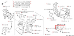 Subaru OEM Pre-Converter Bracket (#1) Subaru WRX 2022-2026 | 14421AA340