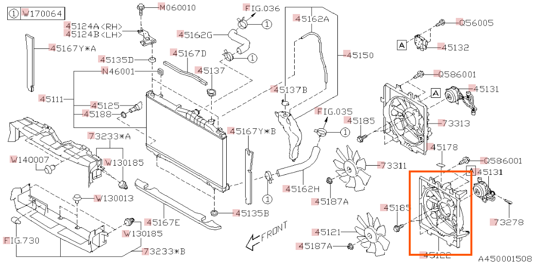 Subaru OEM Radiator Shroud Subaru WRX 2022-2026 | 45122VC000