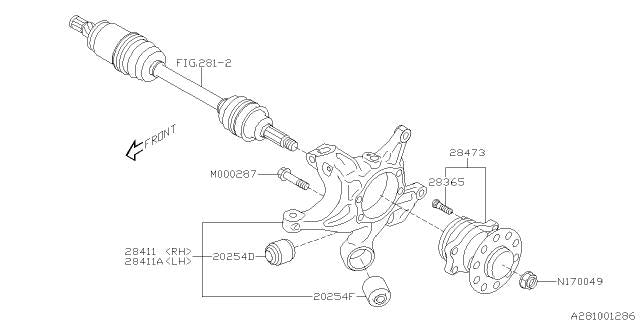 Subaru OEM Rear Trailing Arm Bushing (20254F*B) WRX 15-26 / STI 15-21 | 20254VA000