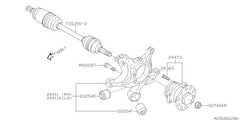 Subaru OEM Rear Trailing Arm Bushing (20254F*B) WRX 15-26 / STI 15-21 | 20254VA000