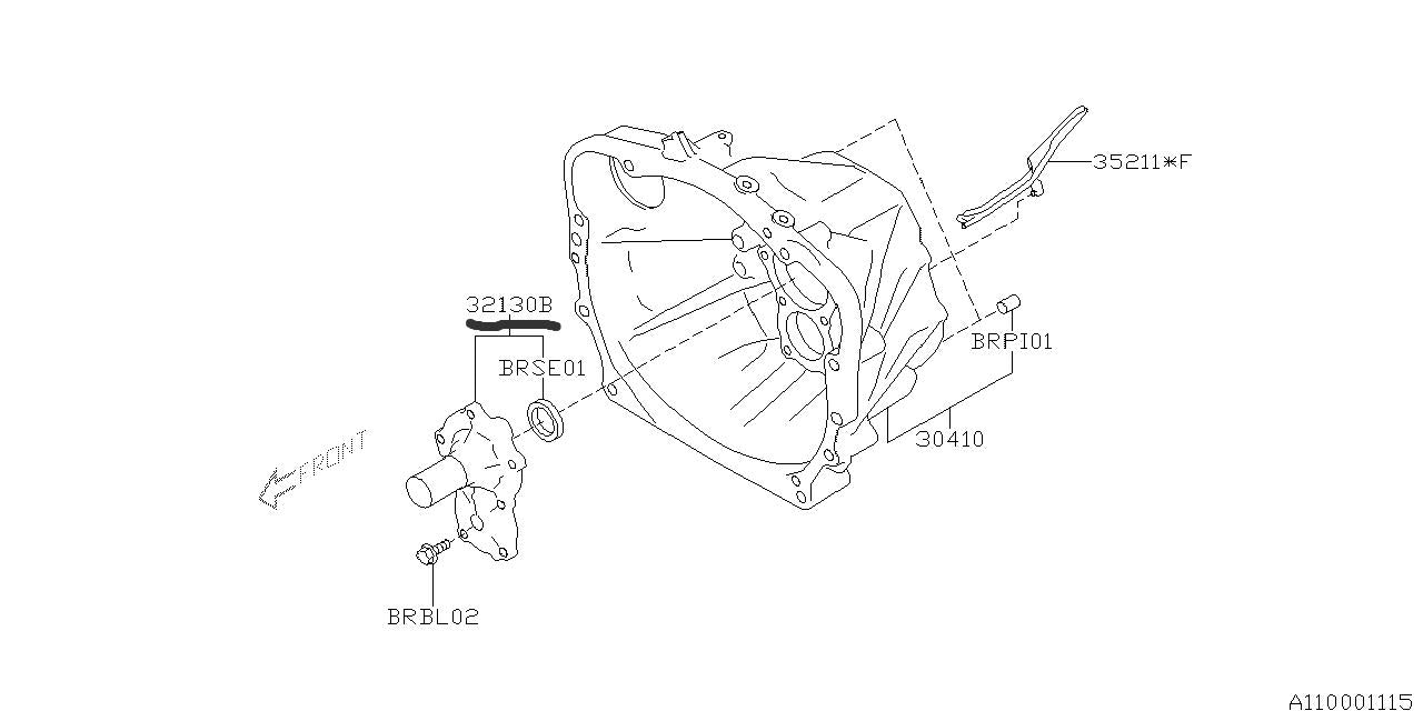 Subaru OEM Retainer Bearing (#32130B) Subaru BRZ 2013-2026 | 30099AA040