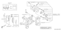 Subaru OEM Right Rear 2 Pot Disc Caliper 2018-2021 STI | 26620VA020