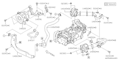 Subaru OEM Secondary Air Injection Gasket Legacy GT / Outback XT 2007 / 2009 | 14852AA080