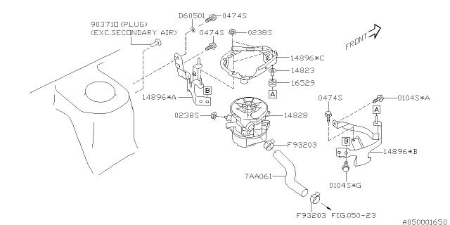 Subaru OEM Secondary Air Pump Assembly 2007 WRX / STI | 14828AA060