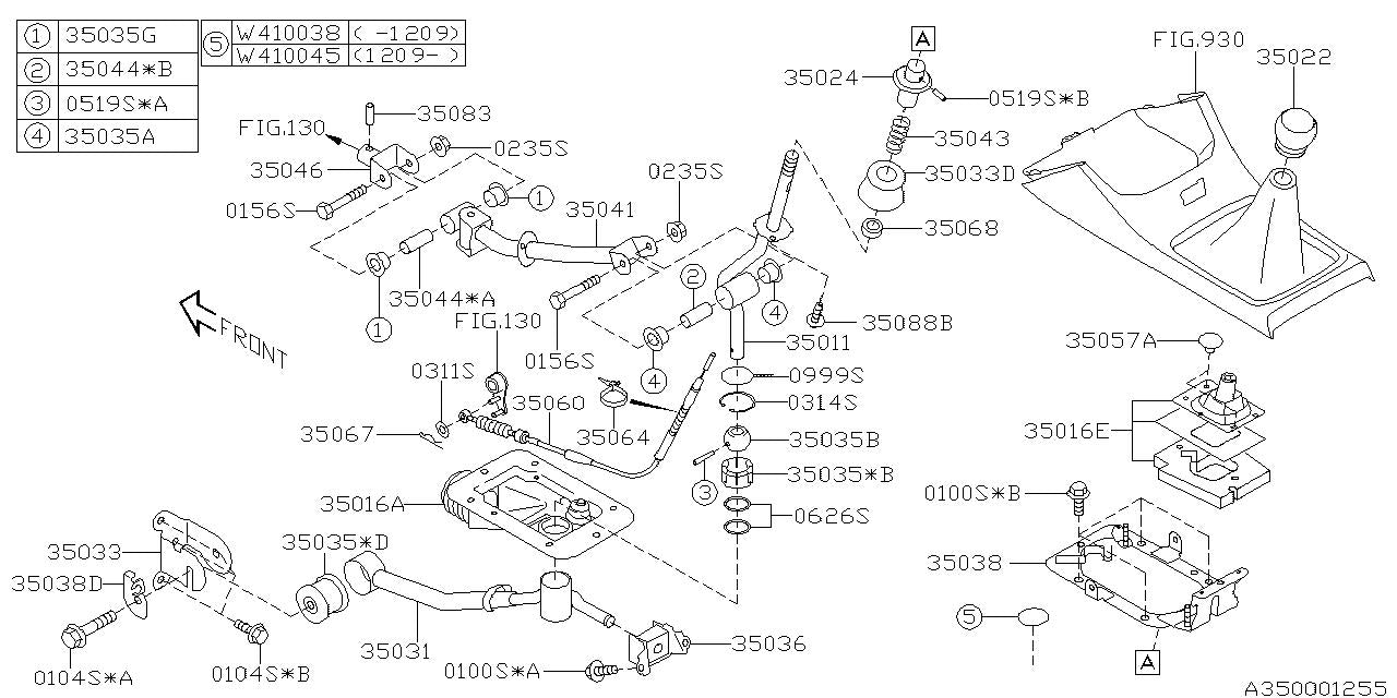 Subaru OEM Shift Control Cable (#35060) Subaru WRX 18-21 / STI 08-21 | 35060FG001