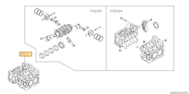 Subaru OEM Short Block BRZ 2017-2020 | 10103AC840