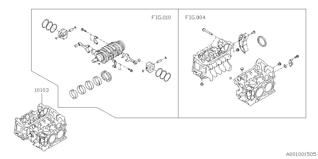 Subaru OEM Short Block Subaru BRZ 2022-2026 | 10103AD100