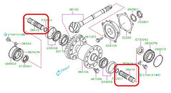Subaru OEM Stub Axle Subaru STI 2004 | 38415AA110