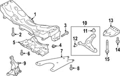Subaru OEM Suspension Control Arm (Right, Front, Lower) WRX 2022-2026 | 20202VC020