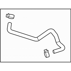 Subaru OEM Throttle Body Coolant Hose (15-21 WRX) | 21204AB281
