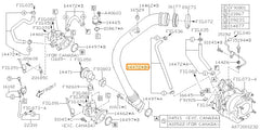 Subaru OEM Turbo Coolant Hose (15-21 WRX) | 14472AA400