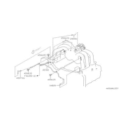 Subaru OEM Vacuum Hose 01-04 Legacy/Legacy Outback 3.0L (A/T) Sedan/Wagon | 99071AB361