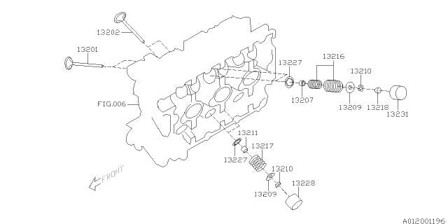 Subaru OEM Valve Bucket 4.75mm WRX 03-14 / STI 04-21 | 13228AB172